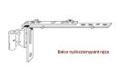   Roto NT Nyílószárnypánt E5 12/18-9 (280782) fa nyílászáróhoz, balos