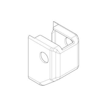   Roto NT PVC K Sarokcsapágy-takaró, alsó, fehér  (258926) 