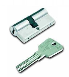 TITAN K5 biztonsági hengerzárbetét 30/35, nikkelezett, 5-kulcsos