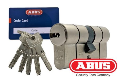 ABUS D10PS NP biztonsági hengerzárbetét 45/60 5-kulcsos, nikkelezett