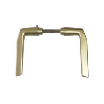   410 alu F2 eloxált kilincspár (pezsgőszínű), normál tengellyel