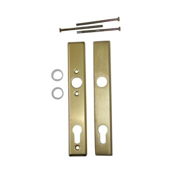 Bejárati ajtócím N°3477 ötpontos zárhoz, F2 színben