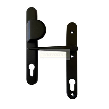   Trilógia veretgarnitúra 90 PZ, FEKETE, 3-csavaros, fix tolólapos - kifutó