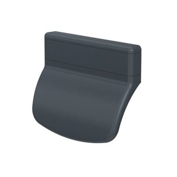   Teraszajtó-behúzó fül, antracit, műanyag, Medos          