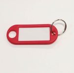 Beírós kulcsjelző lap, műanyag, piros