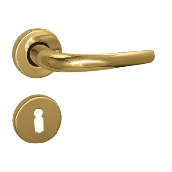   CLAUDIA réz rozettás kilincsgarnitúra - kifutó, régi típus!