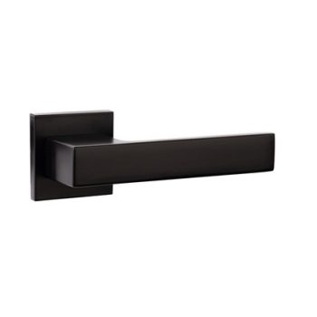   DELTA fekete négyzetrozettás kilincsgarnitúra - bevezető áron