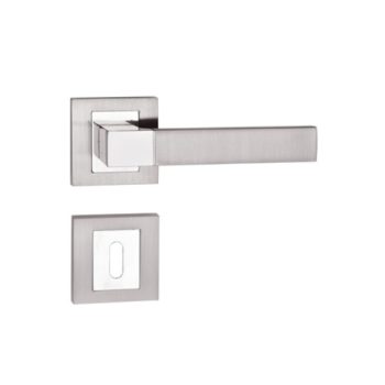 FLORIDA-krom-szaten-nikkel-rozettas-kilincs