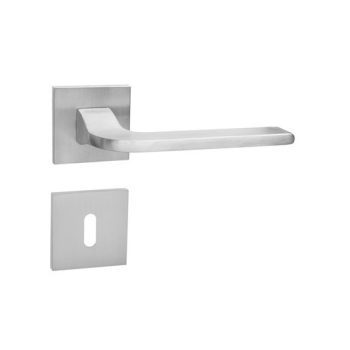 BASIC - IBIZA matt króm négyzetrozettás kilincsgarnitúra