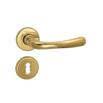 INCA réz rozettás kilincsgarnitúra - kifutó