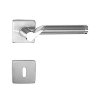 VIVA-krom-inox-negyzetrozettas-kilincsgarnitura