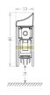 Maestro-APPLIQUE-utolag-szerelheto-automata-kuszob-930mm-barna